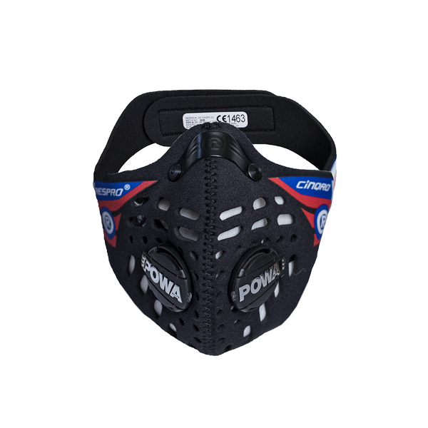 Respro CE Cinqro Black Maska antysmogowa